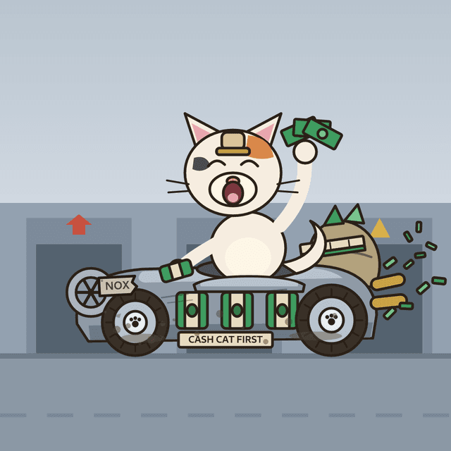 CashCat racer artwork
