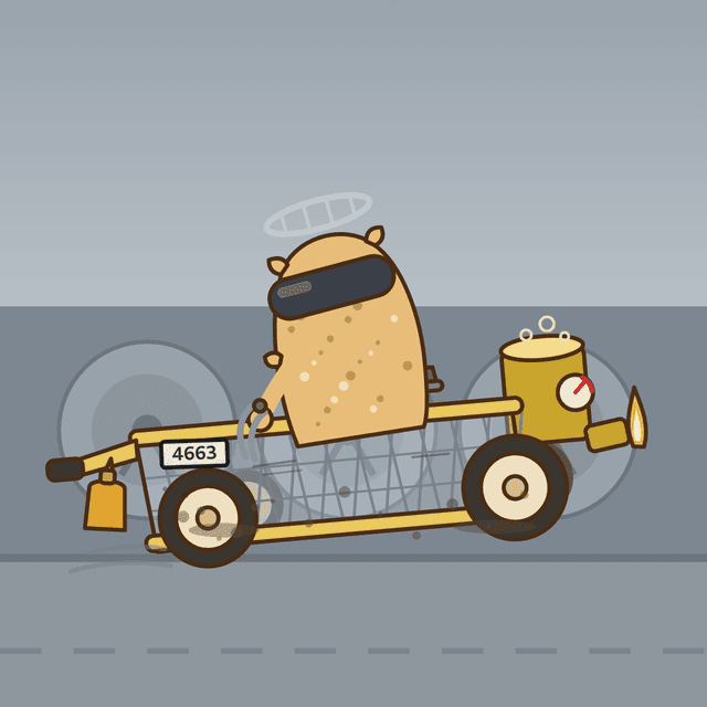 TENDIES racer artwork
